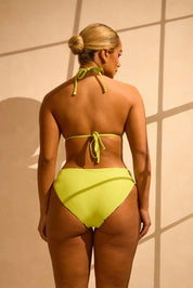 Hipster/Low-Rise Full-Coverage Reversible Abstract Bikini Bottoms RELR