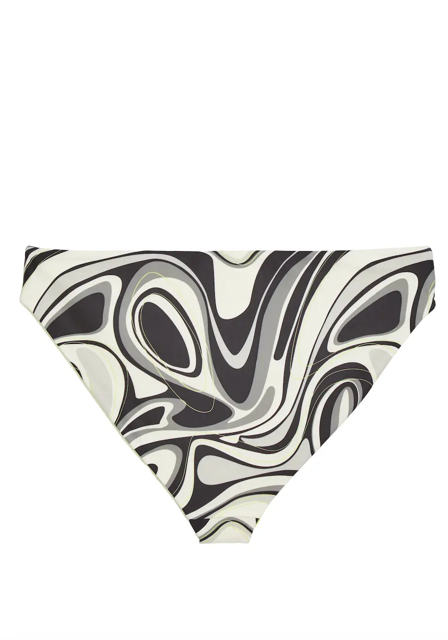 Hipster/Low-Rise Full-Coverage Reversible Abstract Bikini Bottoms RELR