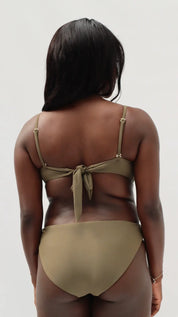 Hipster/Low-Rise Full-Coverage Bikini Bottoms - Smoky Quartz Elrstyle
