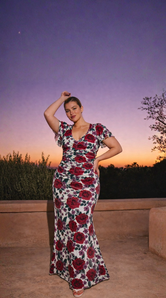 The Most Flattering Maxi Dress If You Carry Weight Around Your Middle