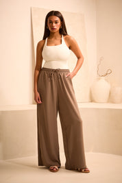 Scoop Square Neck 'Amelia' Bodysuit With Twist Back - Coconut (Limited Edition)