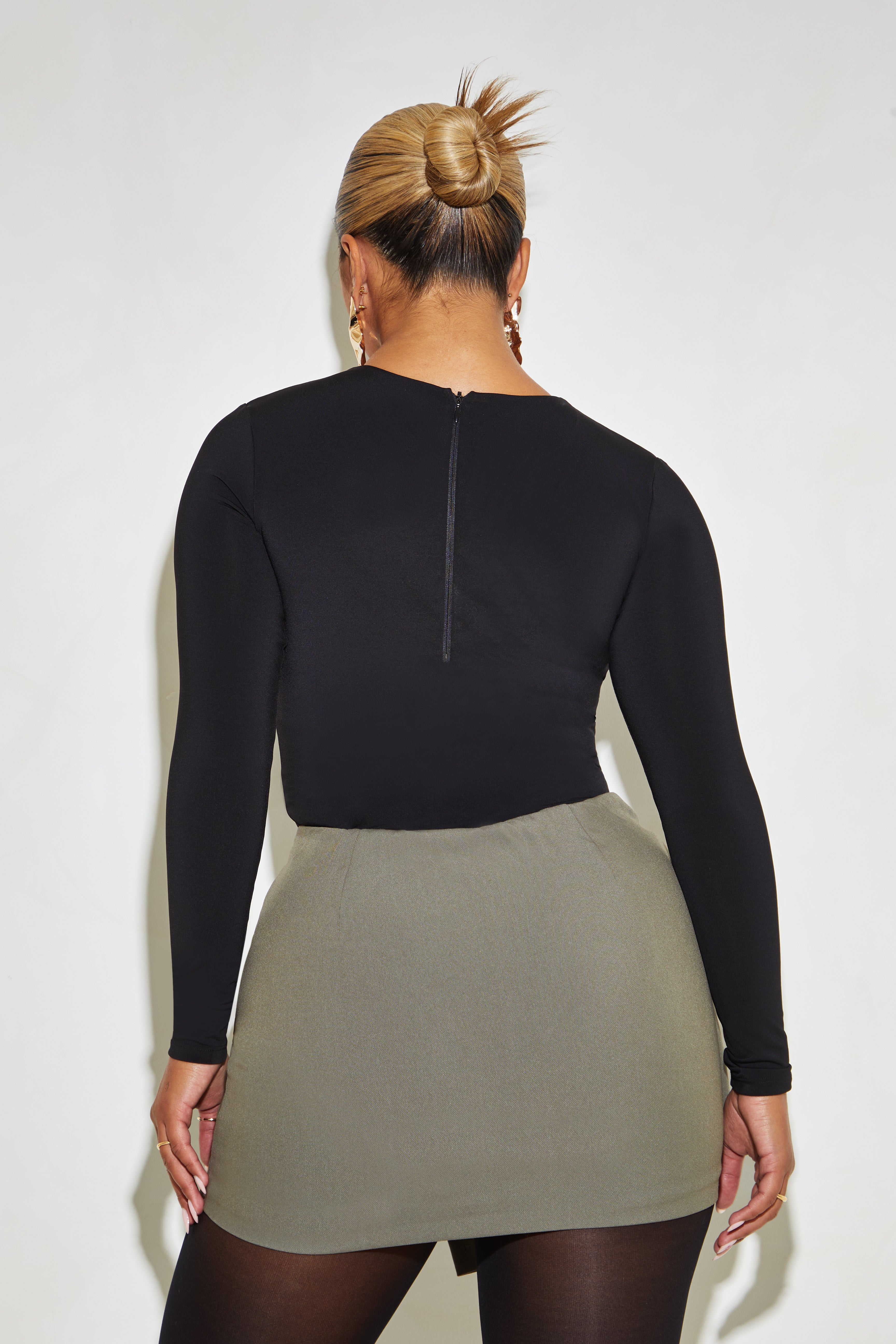 Tailored High Waisted ‘Kirsty’ Skort - Sea Turtle