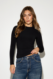 Long Sleeve Crew Neck 'Yas' Top