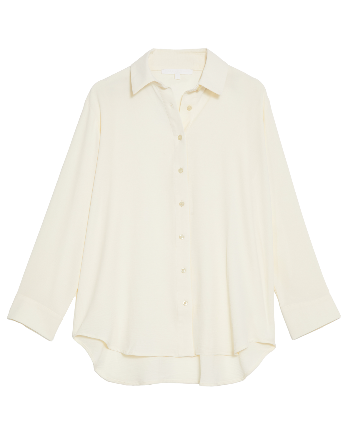 Oversized Button-Up Women’s ‘Chloe’ Shirt - Coconut