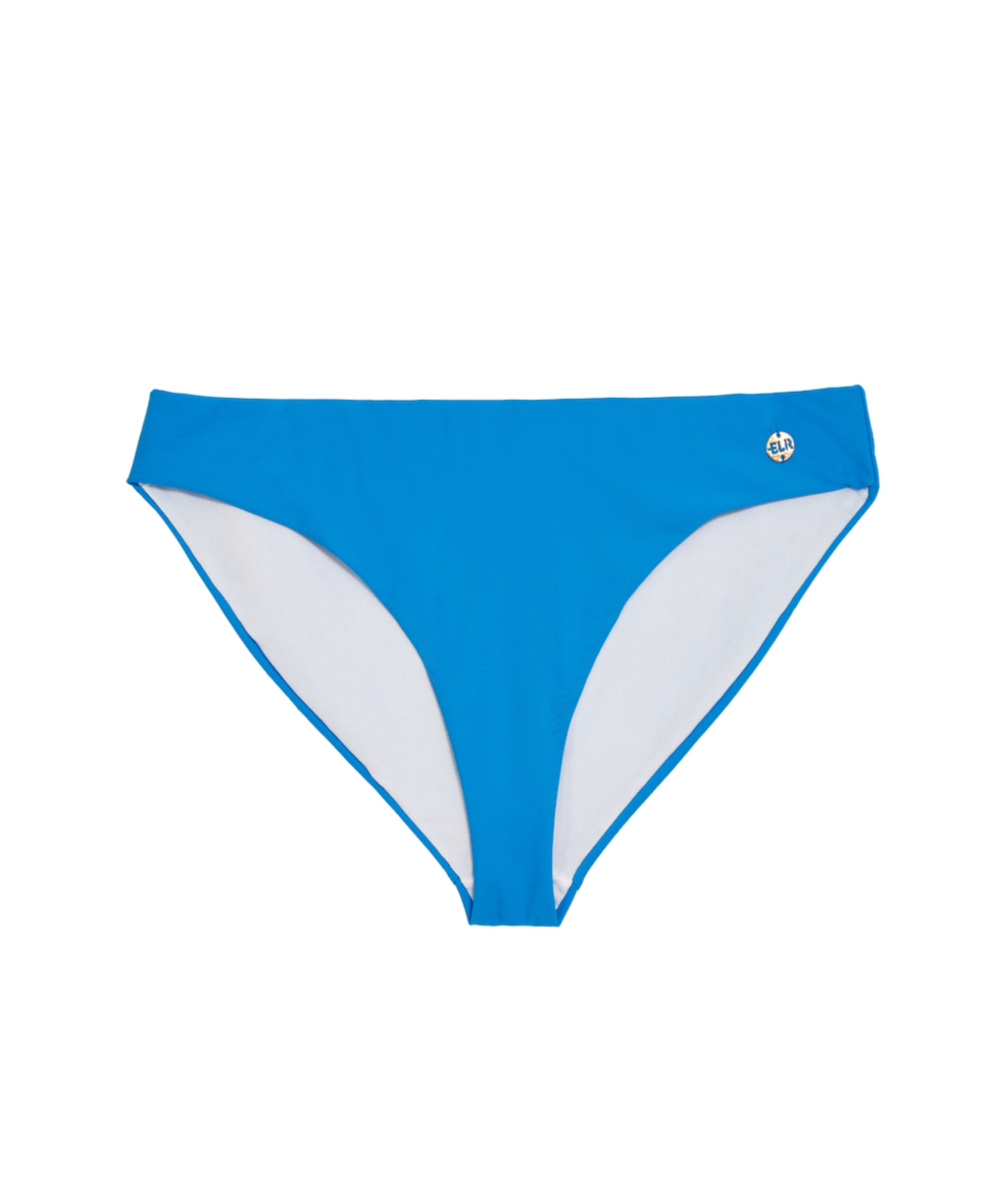 Hipster/Low-Rise Full-Coverage Bikini Bottoms in Ibiza Blue