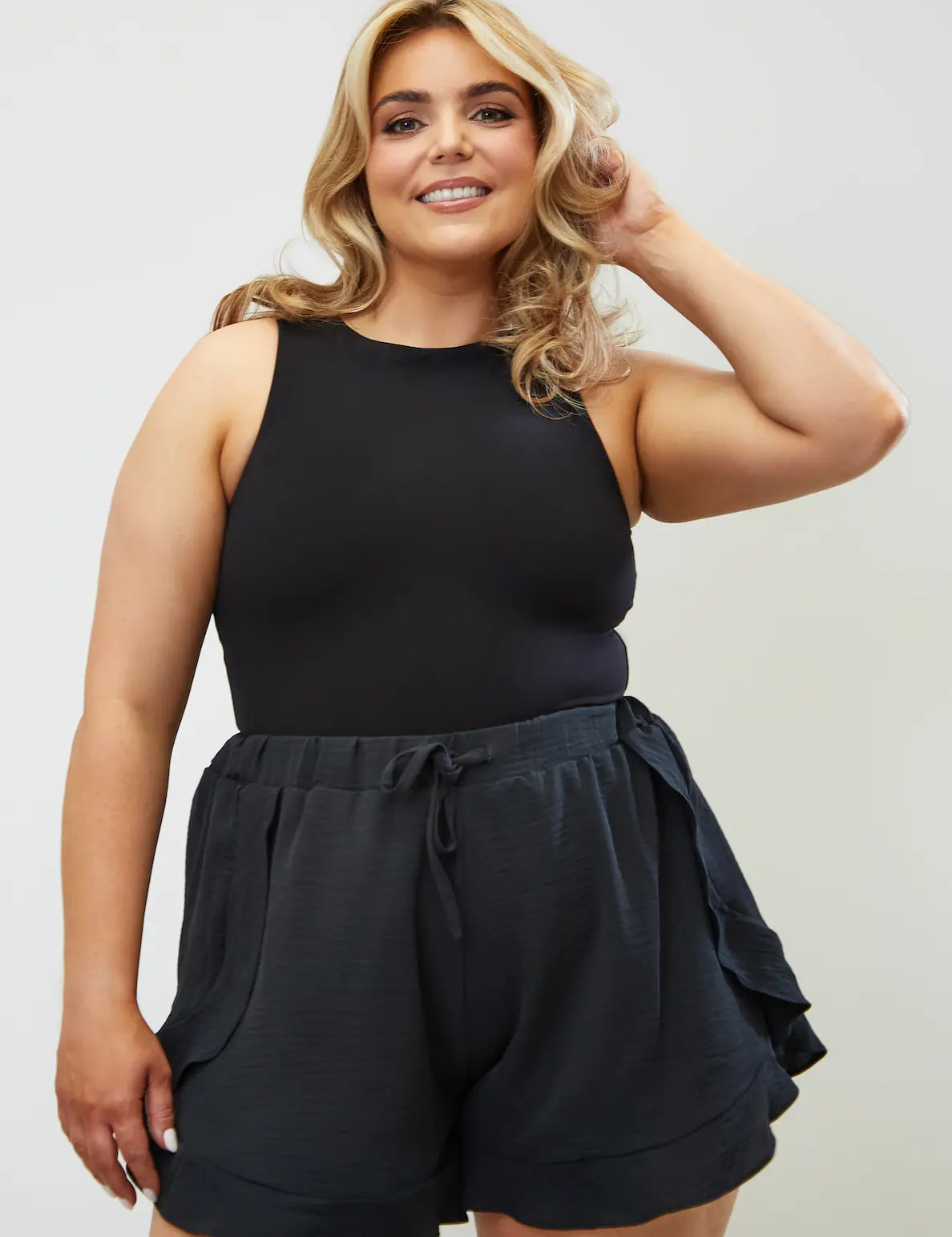 High Waisted Floaty Shorts 'Lucy' - Anti Chafing RELR