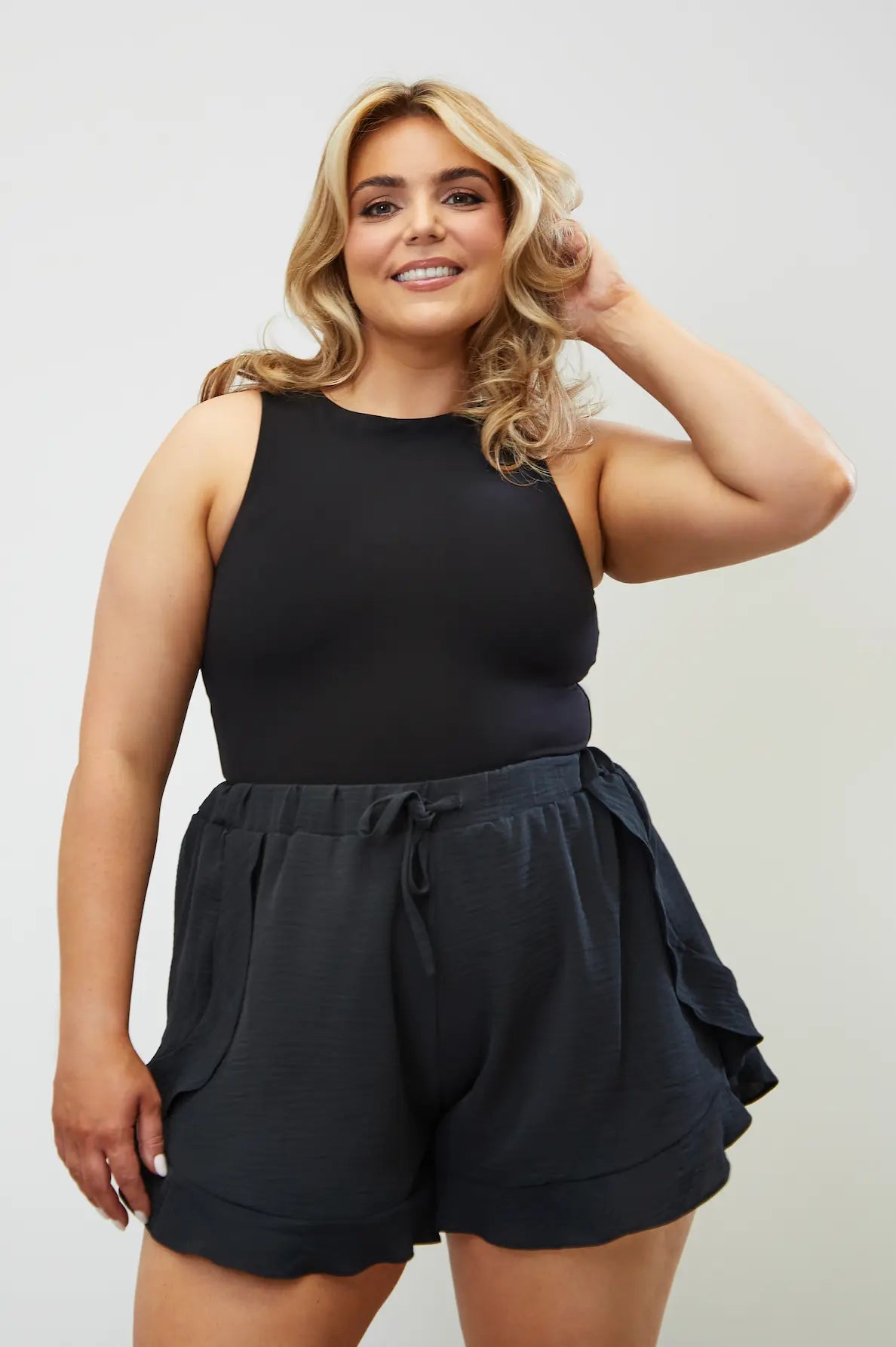 High Waisted Floaty Shorts 'Lucy' - Anti Chafing RELR