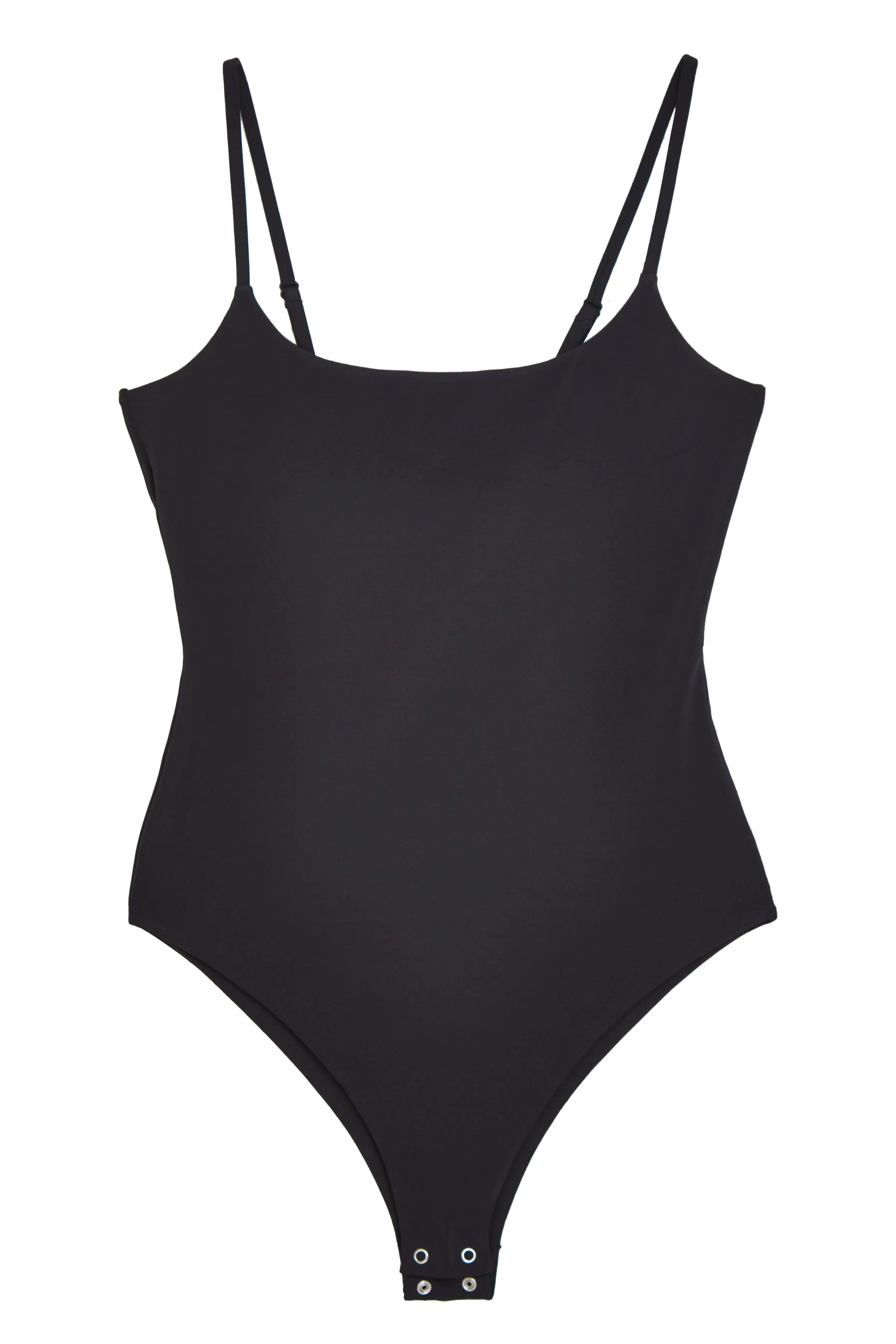 Strappy Cami 'Sonny' Adjustable Bodysuit - Black Elrstyle