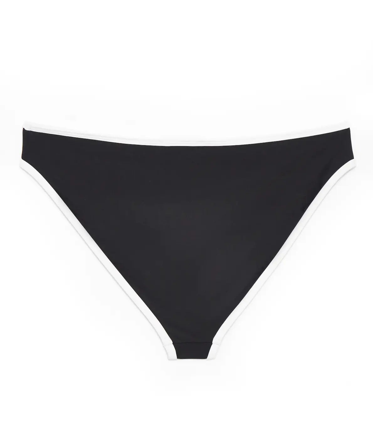 Contrast Trim Hipster/Low-Rise Full-Coverage Bikini Bottoms Elrstyle