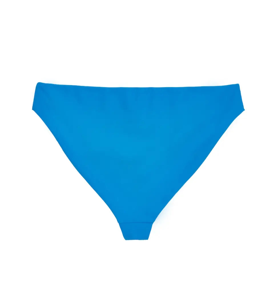 Hipster/Low-Rise Full-Coverage Bikini Bottoms in Ibiza Blue Elrstyle