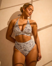 High Waisted Tummy Control Bikini Bottoms - Shell RELR
