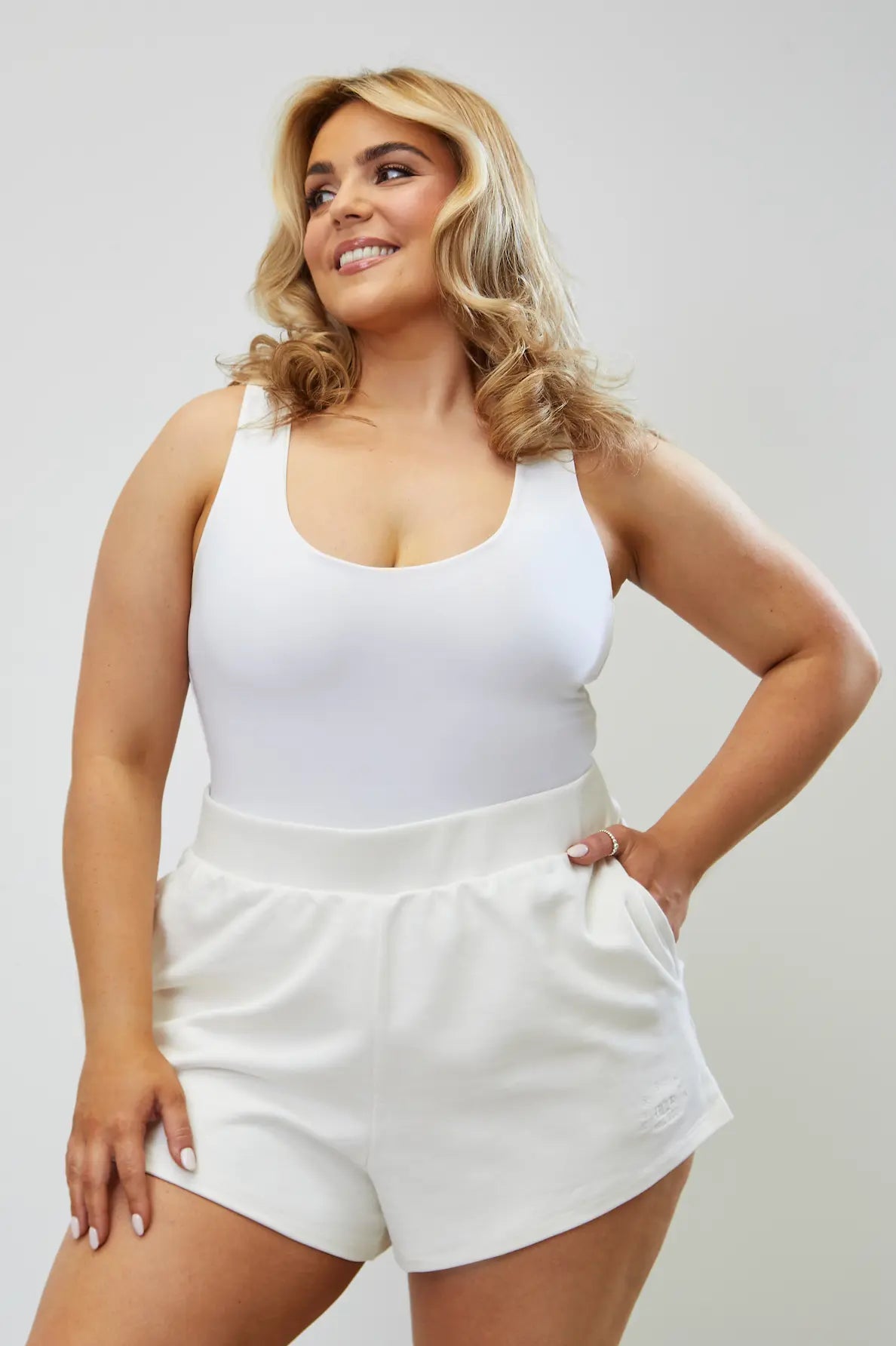 High Waisted Signature Jogger Sweat Shorts Elrstyle