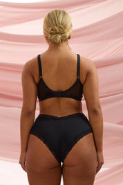 High Rise Lace Trim Brazilian Briefs (3-Pack) RELR