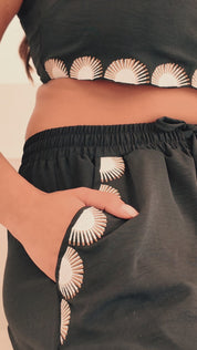 High Waisted Wide Leg ‘Liv’ Trousers - Sunset (Limited Edition)