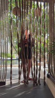 Crochet Cutwork Tie Top 'Hannah' Black  (Limited Edition)