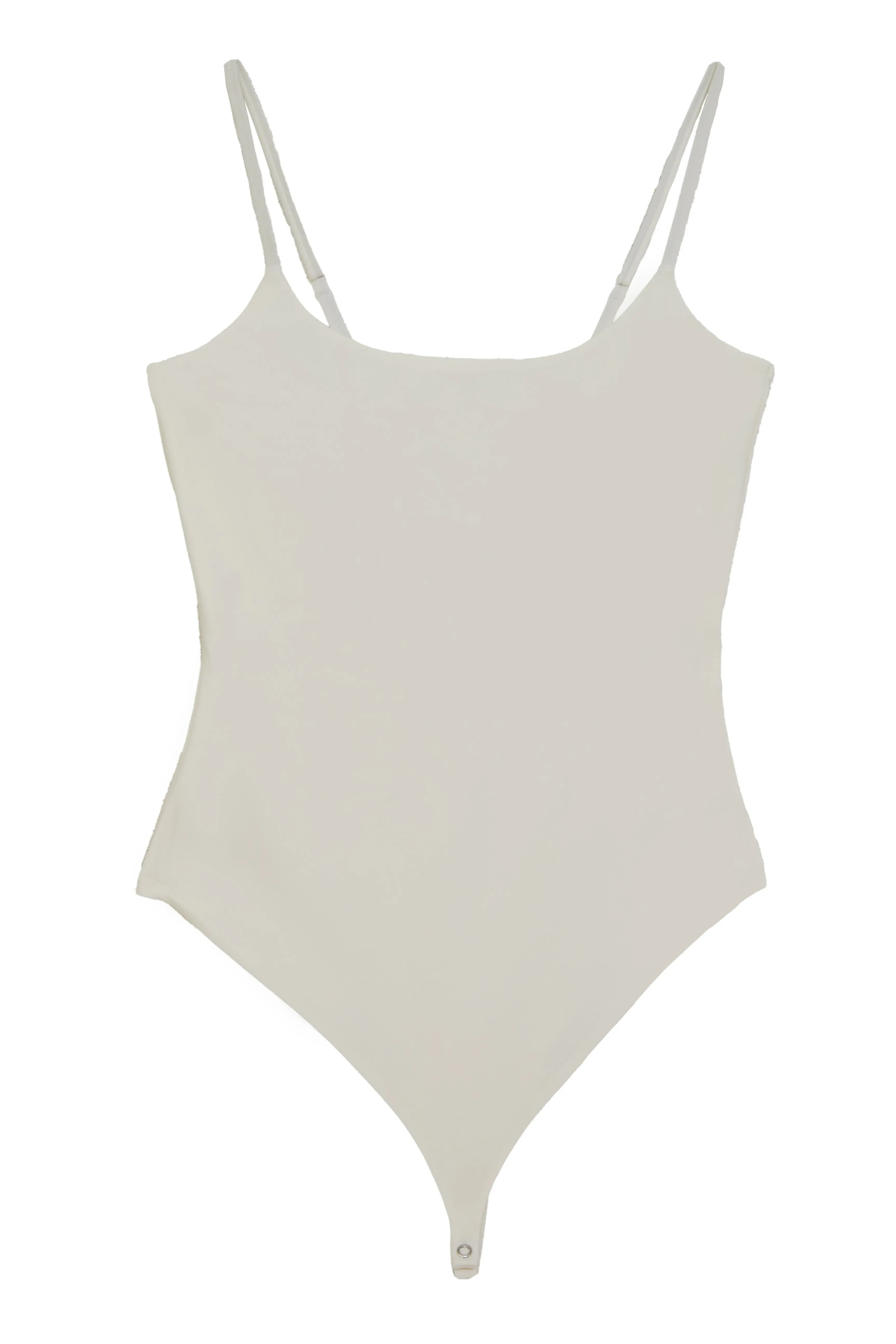 Strappy Cami 'Sonny' Adjustable Bodysuit - Coconut Elrstyle