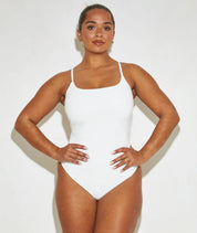 Strappy Cami 'Sonny' Adjustable Bodysuit - Coconut Elrstyle